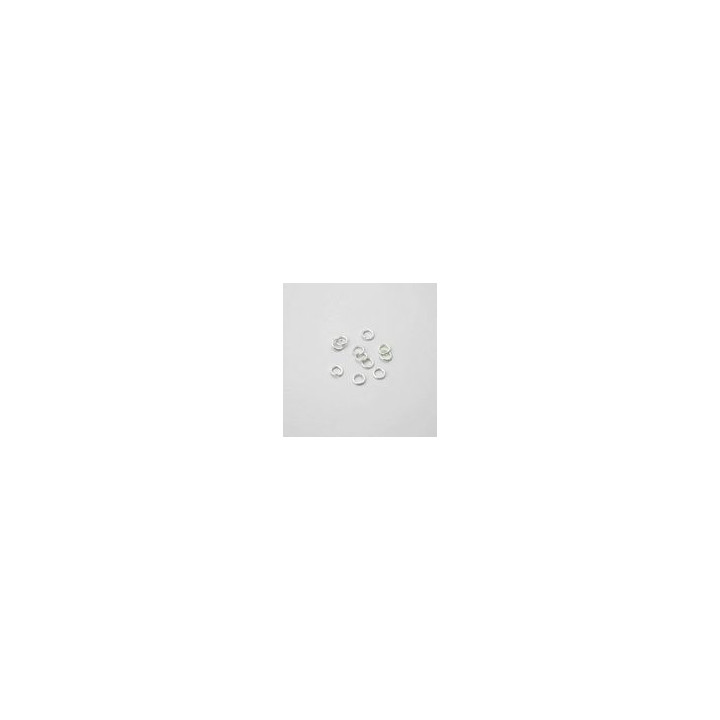 ANELLINO Ø 4 OTTONE, BAGN0 ARGENTO SACCHETTO DA 1 KG - 28000 PEZZI