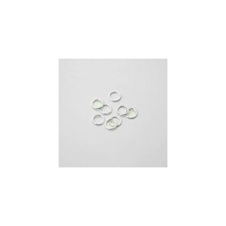 ANELLINO Ø6 OTTONE BAGNO ARGENTO SACCHETTO DA 1 KG - 16000 PEZZI