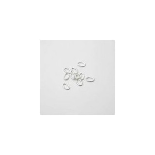 ANELLINO OVALE mm4x6 OTTONE BAGNATO. CONFEZIONE DA 0.2 KG.