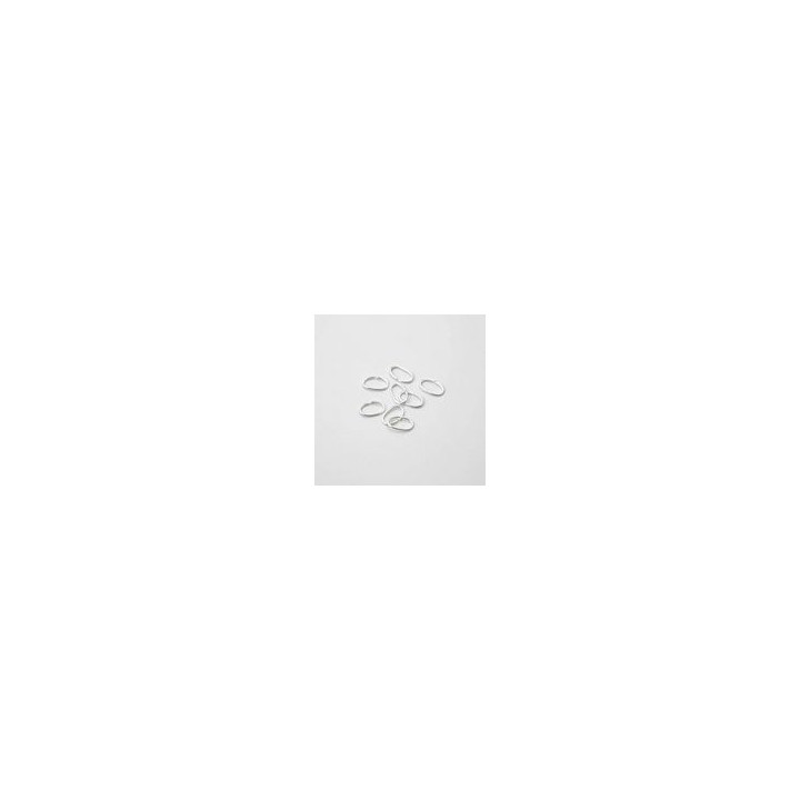 ANELLINI OVALI 5x8mm OTTONE BAGNATO. CONFEZIONE DA 0,2 kg