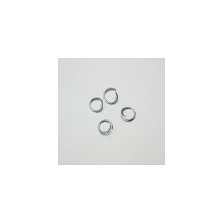 ANELLINO APERTO Ø7 (// 0,7mm) METALLO NICHELATO. CONFEZIONE DA 0.2 KG.