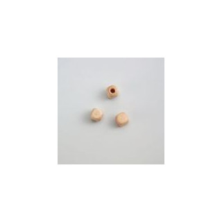 GRANI, LEGN CHIARO. FORMA CUBETTO Ø 6mm. CONFEZIONE DA 0,5 kg