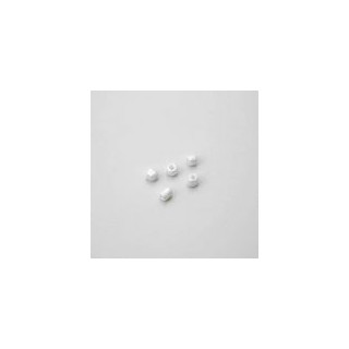 PERLE BIANCHE SCHIACCIATI AI BORDI 4mm. CONFEZIONE DA 0,5 kg