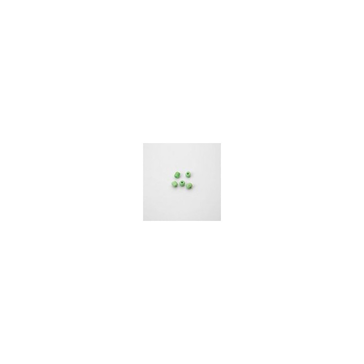 PERLE VERDE CHIARO  SCHIACCIATI AI  BORDI  4mm  - Confezione da 0,5 KG.