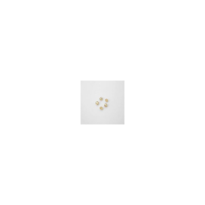 PERLE DORATE  SCHIACCIATI AI BORDI  4mm - Confezione da 0,5 KG.