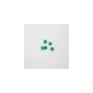 PERLE VERDE SCHIACCIATO AI  BORDI  4mm - Confezione da 0,5 KG.