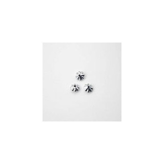 DISTANZIATORE IN PLASTICA COLOR ARGENTO Ø 6 mm - Confezione da 0,5 KG.