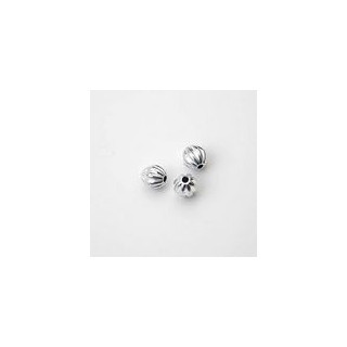 DISTANZIATORE IN PLASTICA COLOR ARGENTO Ø 7 mm - Confezione da 0,5 KG.