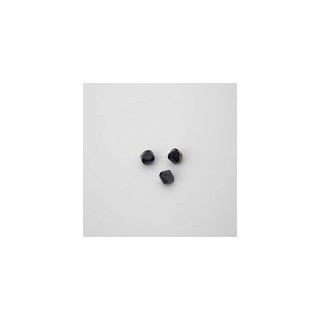 GRANO IN PLASTICA COLORE  NERO Ø 6 mm -  Confezione da 0,5 KG.