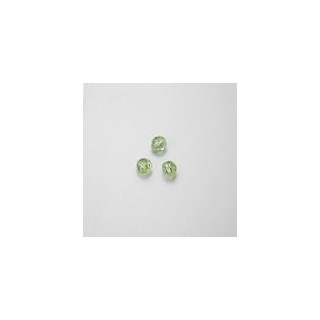 GRANI IN PLASTICA SFACCETTATI COLORE VERDE Ø 6 mm -  Confezione da 0,5 KG.