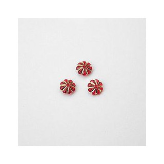 GRANI IN PLASTICA COLORE ROSSO Ø 7 mm. CONFEZIONE DA 0,5 kg