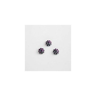 GRANI IN PLASTICA COLORE VIOLA Ø 7 mm -  Confezione da 0,5 KG.