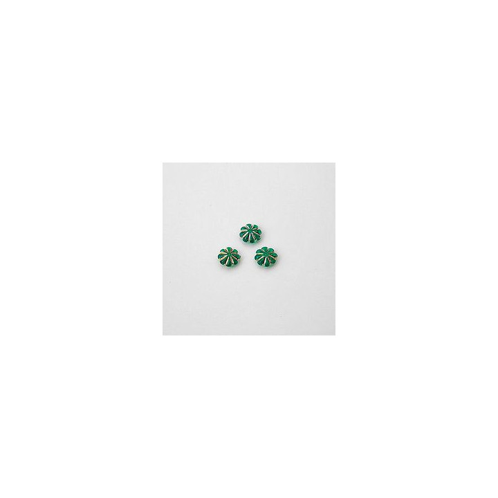 GRANI IN PLASTICA COLORE VERDE Ø 7 mm. CONFEZIONE DA 0,5 kg