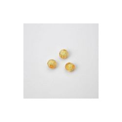 GRANI IN PLASTICA SFACETTATI COLORE GIALLO Ø 6 mm -  1 KG   8800 PZ