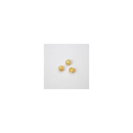 GRANI IN PLASTICA SFACETTATI COLORE GIALLO Ø 6 mm -  1 KG   8800 PZ