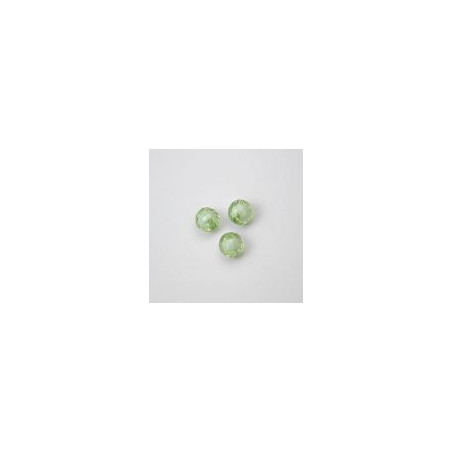 GRANI IN PLASTICA SFACETTATI COLORE VERDE Ø 8 mm -  Confezione da 0,5 KG.