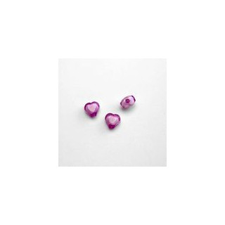 GRANI A FORMA DI CUORE VIOLA 9x9 mm. CONFEZIONE DA 0,5 kg