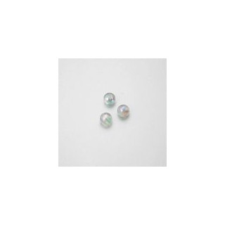 PERLE IN PLASTICA COLORE TRASPARENTE   Ø 6 mm -  Confezione da 0,5 KG.