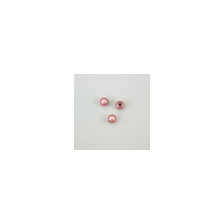 GRANI IN PLASTICA ROSA BRILLANTE Ø 6 mm. CONFEZIONE DA 0,5 kg