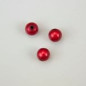 GRANO IN PLASTICA ROSSO BRILLANTE DIAM.8 mm. Confezione da 0,5 KG.