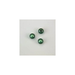 GRANO IN PLASTICA VERDE BRILLANTE DIAM.8 mm. Confezione da 0,5 KG.