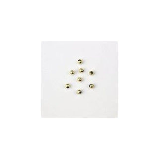 SFERE IN PLASTICA DORATA  Ø  3. CONFEZIONE DA 0,5 kg