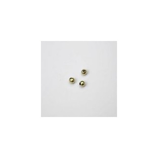 SFERA PLASTICA DORATA Ø 4. Confezione da 0,5 KG.