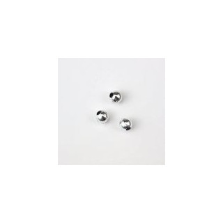 SFERA PLASTICA ARGENTATA Ø 6. Confezione da 0,5 KG.