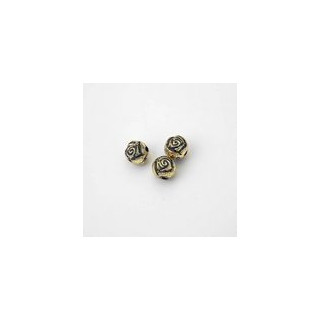 ROSELLINA IN PLASTICA COLOR ORO Ø 8 mm -  Confezione da 0,5 KG.