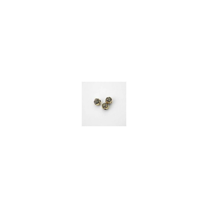 ROSELLINA IN PLASTICA COLOR ORO Ø 8 mm -  Confezione da 0,5 KG.