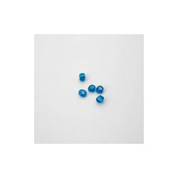 PERLE BLU  SCHIACCIATO  AI BOR 4mm - 1KG 14400 PZ