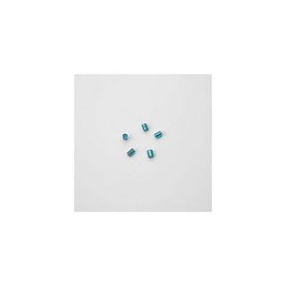 PERLINE SOTTILISSIME CORTE AZZURRE RETTANGOLARE mm 2x2 ,5. CONFEZIONE DA 1 kg