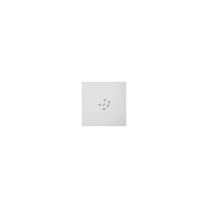 PERLINE SOTTILISSIME BIANCO CORTE RETTANGOLARI mm 2x2,5 -  1 KG   30000 PZ