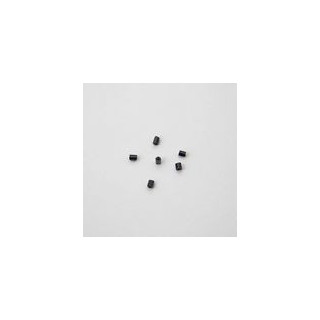 PERLIN SOTTILISSIME CORTE NERO RETTANGOLARI mm 2x2,5 - Confezione da 1 KG.