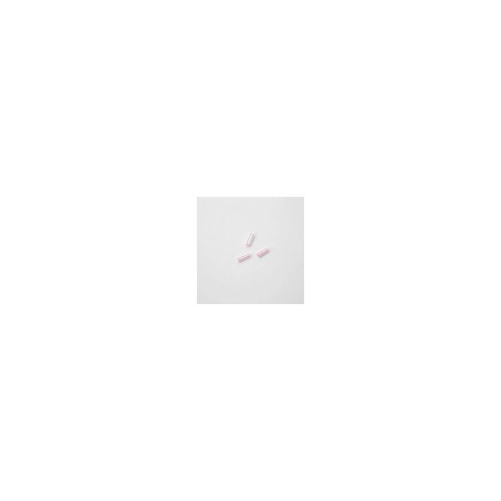 PERLINE SOTTILISSIME LUNGHE ROSA RETTANGOLARI 2X6. CONFEZIONE DA 1 kg