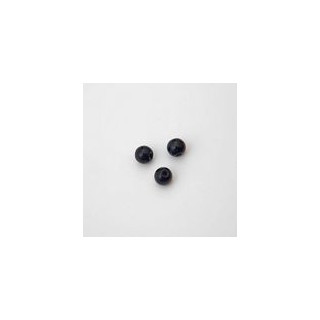 PERLE DI VETRO Ø 6 NERI - 1KG  3400 PZ