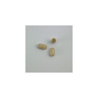 GRANI A FORMA DI OLIVA MARRONE CHIARO 4,5x9 mm. CONFEZIONE DA 1 kg