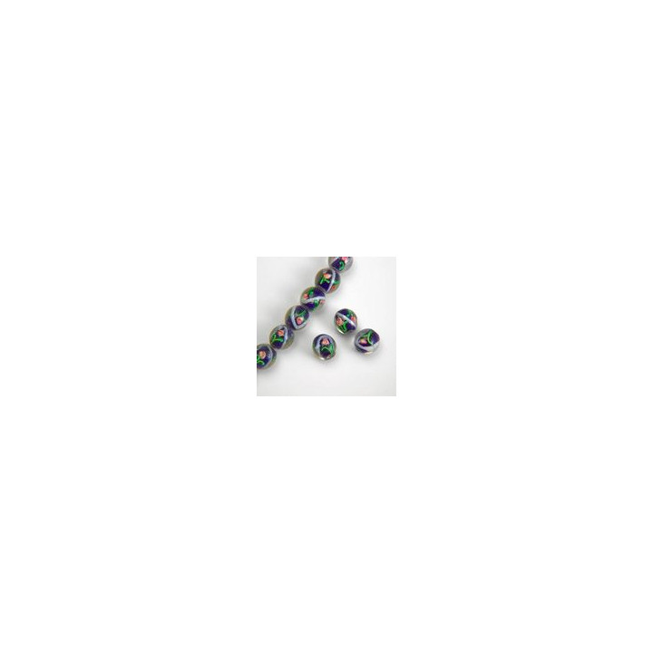 FILO DI PERLE A ROTONDA FILO DA 24 PEZZI mm Ø 11
