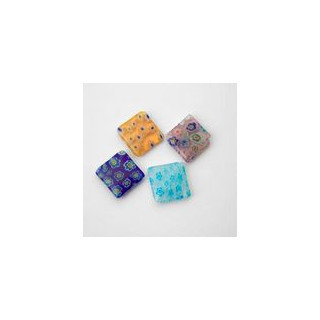 2 FILI MURRINA  23 PEZZI FILO ROMBO COLORI ASSORTITI mm.13