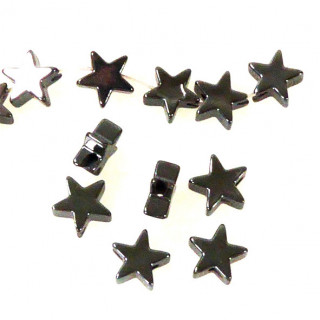 STELLA IN EMATITE 5 mm IN FILO DA 65 PEZZI
