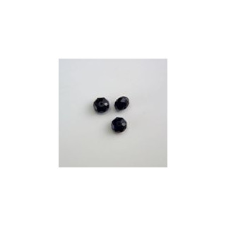 SFERE DIAMANTATE 8x6 NERO IN FILO DA 72 PEZZI