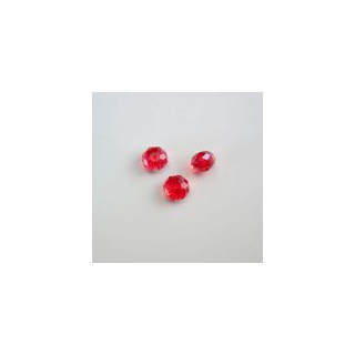 SFERA DIAMANTATA 8x6 ROSSO IN FILO DA 72 PEZZI