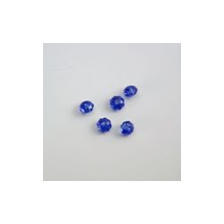 SFERA DIAMANTATA 6x4 BLU SCURO - IN FILO DA 100 PZ