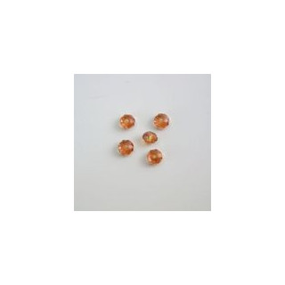 SFERA DIAMANTATA 6x4 AMBRA  - IN FILO DA 100 PZ