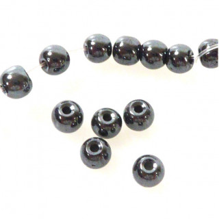 GRANO IN EMATITE DIAM.4mm 98 PEZZI PER FILO
