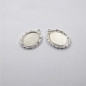 MEDAGLIA IN ZAMA ARGENTATA 20x28x2mm - interno 10x14 MEDAGLIA IN ZAMA ARGENTATA 20x28x2mm - interno 10x14