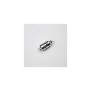 CHIUSURA PER COLLANA IN ZAMA CALAMITA TUBOLARE GRANDE 19x8 mm