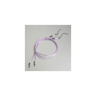 CORDONCINO VIOLA TRASPARENTE Ø 2,5 CON INTERNO FILO