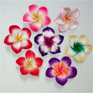 FIORE IN FIMO COLORI ASSORITI  35 mm