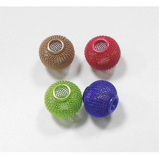 SFERA RETINATA IN METALLO COLORI ASSORITI 20 mm